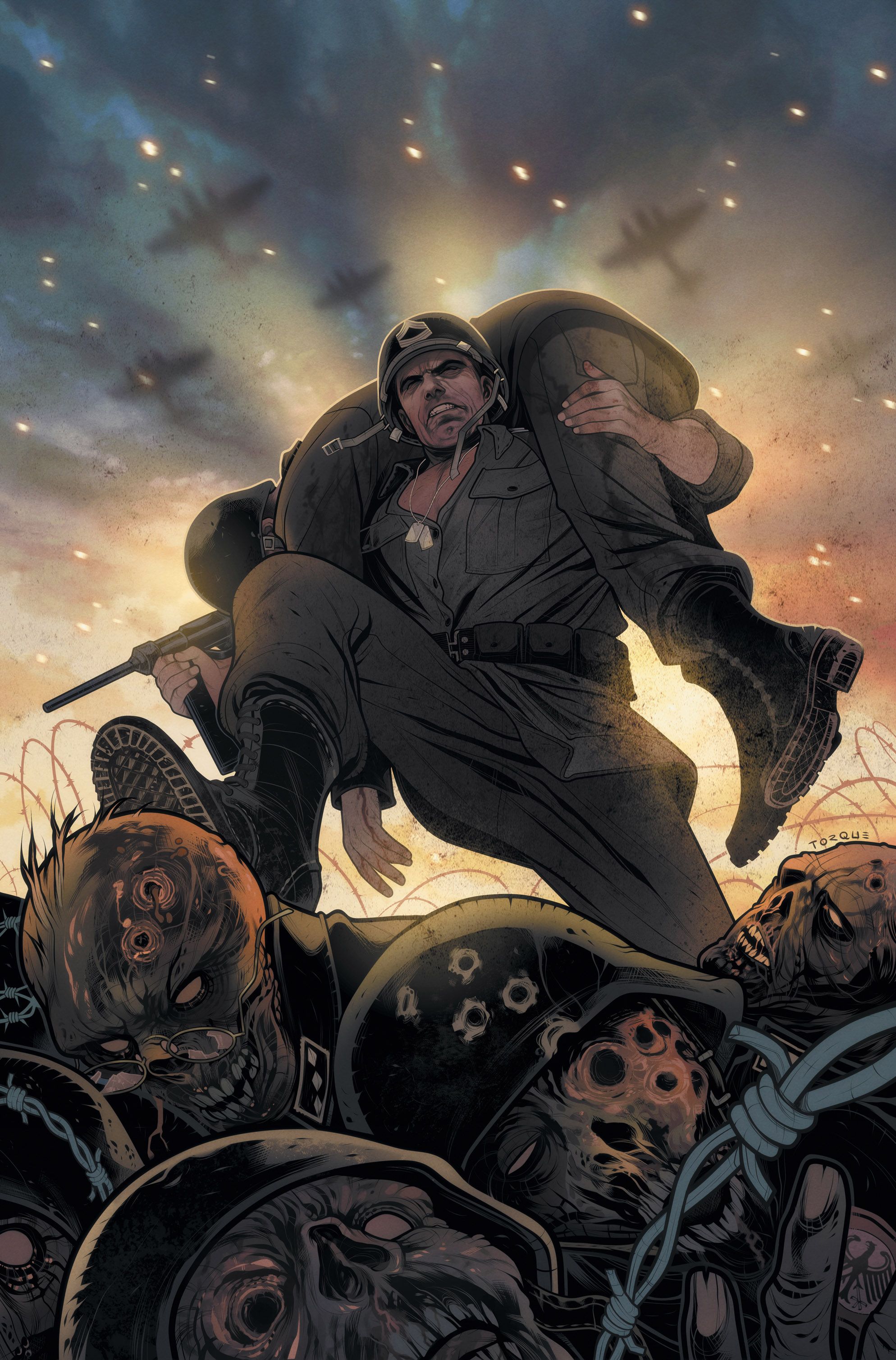 DC Horror Presents Sgt Rock vs The Army of the Dead 6 1-25 Variant