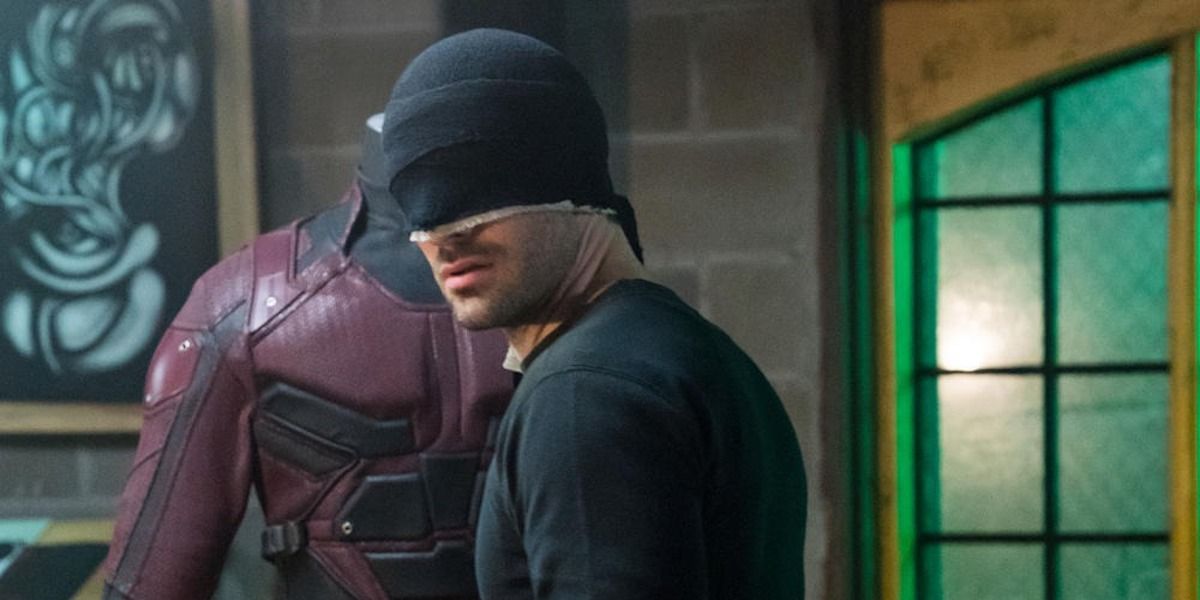 Daredevil in his original black costume from Season 3