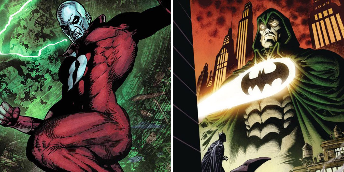 split image of Deadman and The Spectre from DC Comics