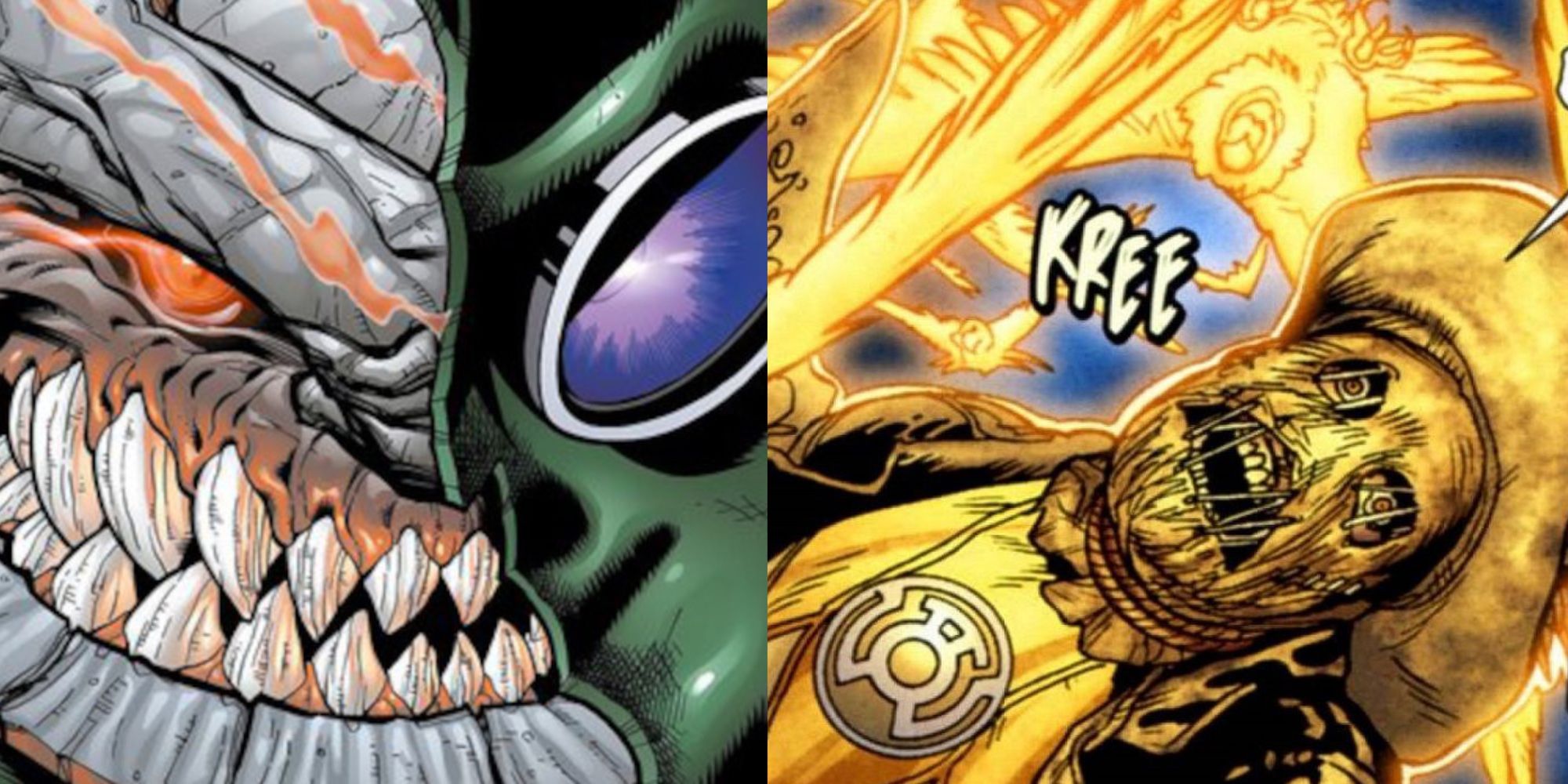 Doomsday Rex and scarecrow as one of the sinestro corps