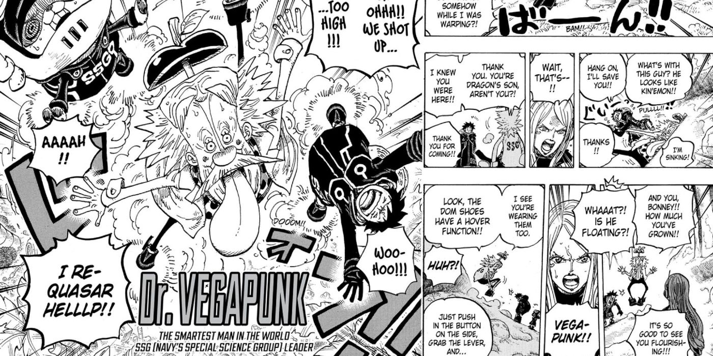 Dr. Vegapunk reveal in One Piece