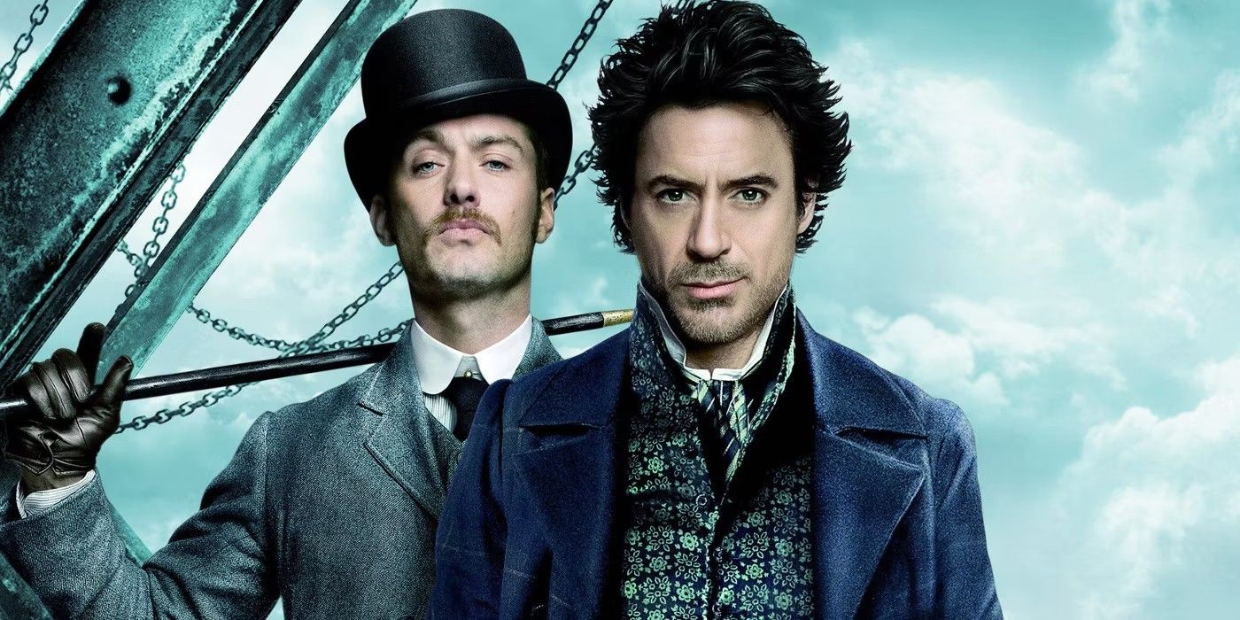 Jude Law and Robery Downey Jr. in Sherlock Holmes