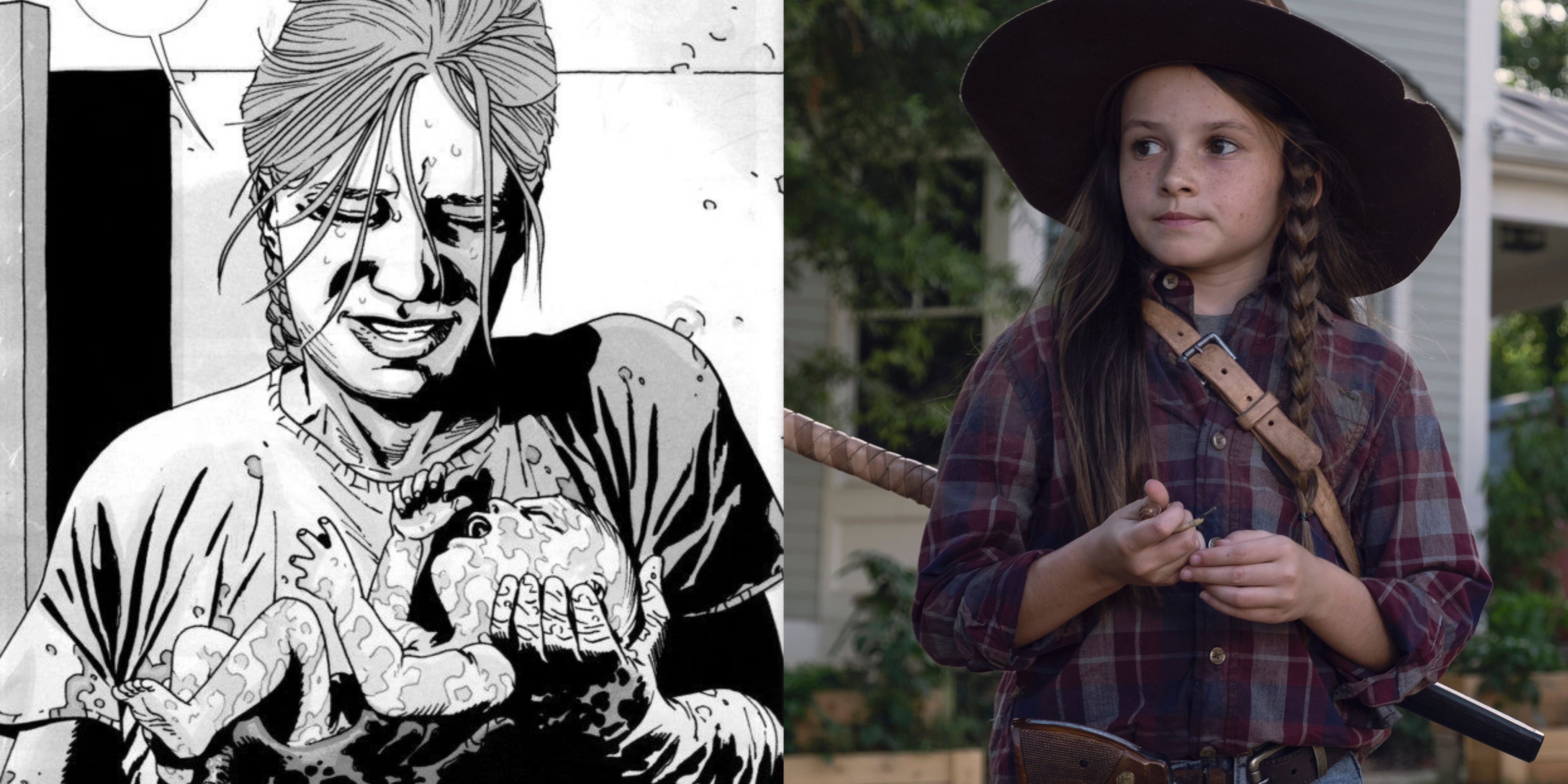 The Walking Dead: Judith Comic Version VS TV Show Version
