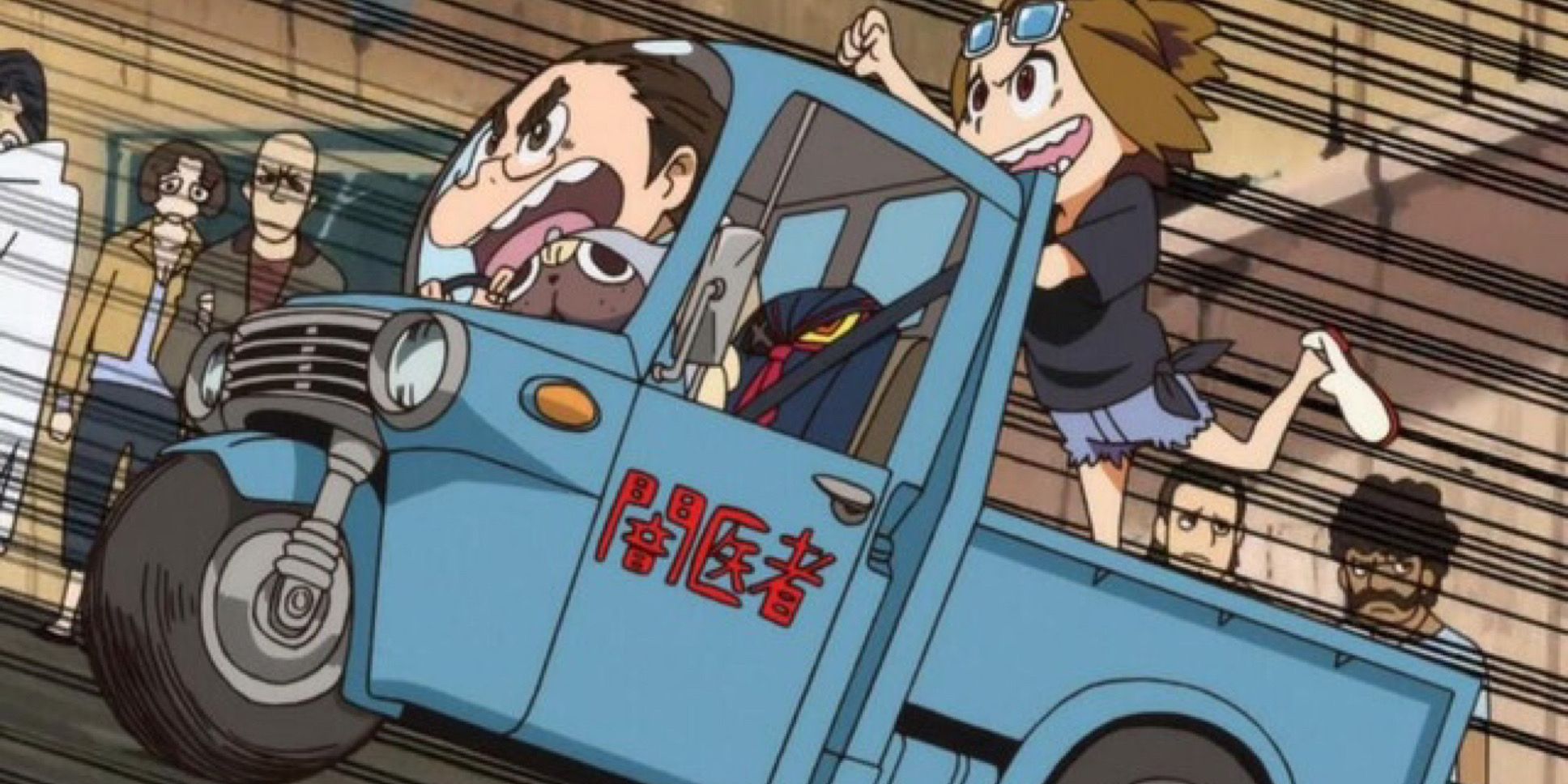 The cast of Pulp Fiction making an appearance as extras in Kill La Kill