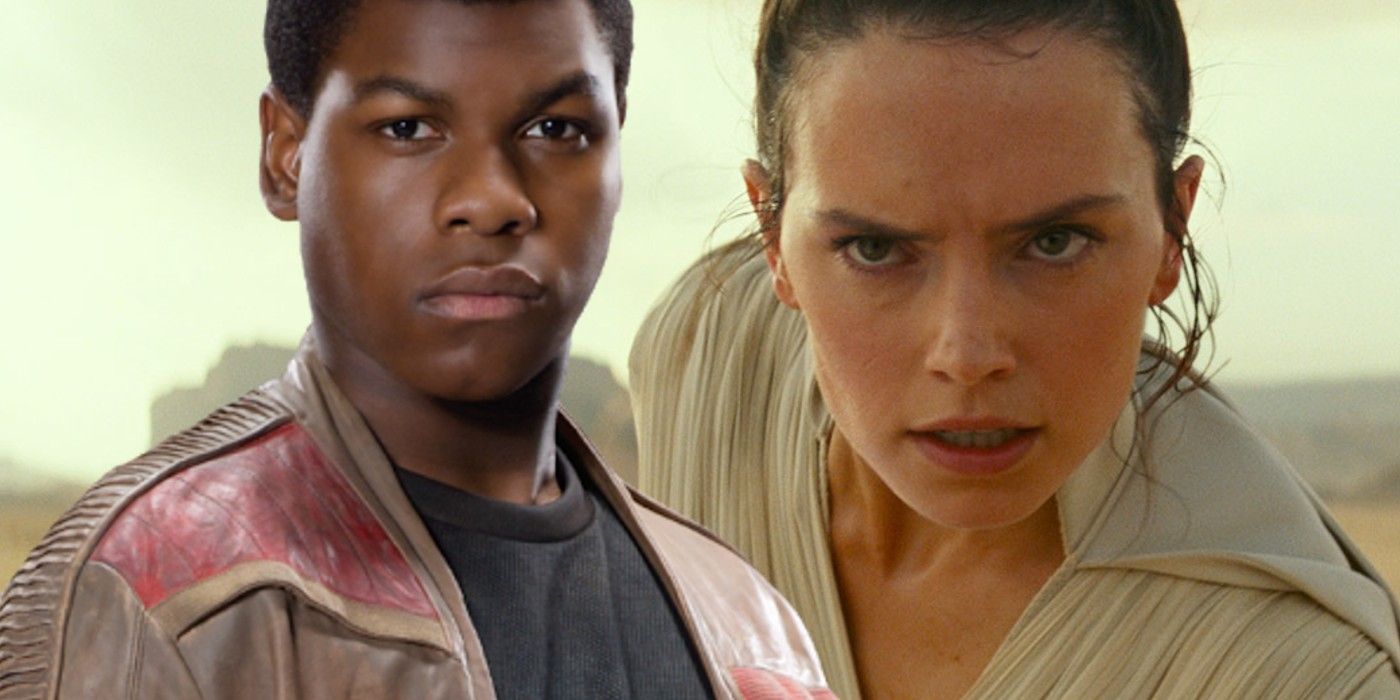 An image of Finn next to Rey looking angry in Star Wars: The Rise of Skywalker.