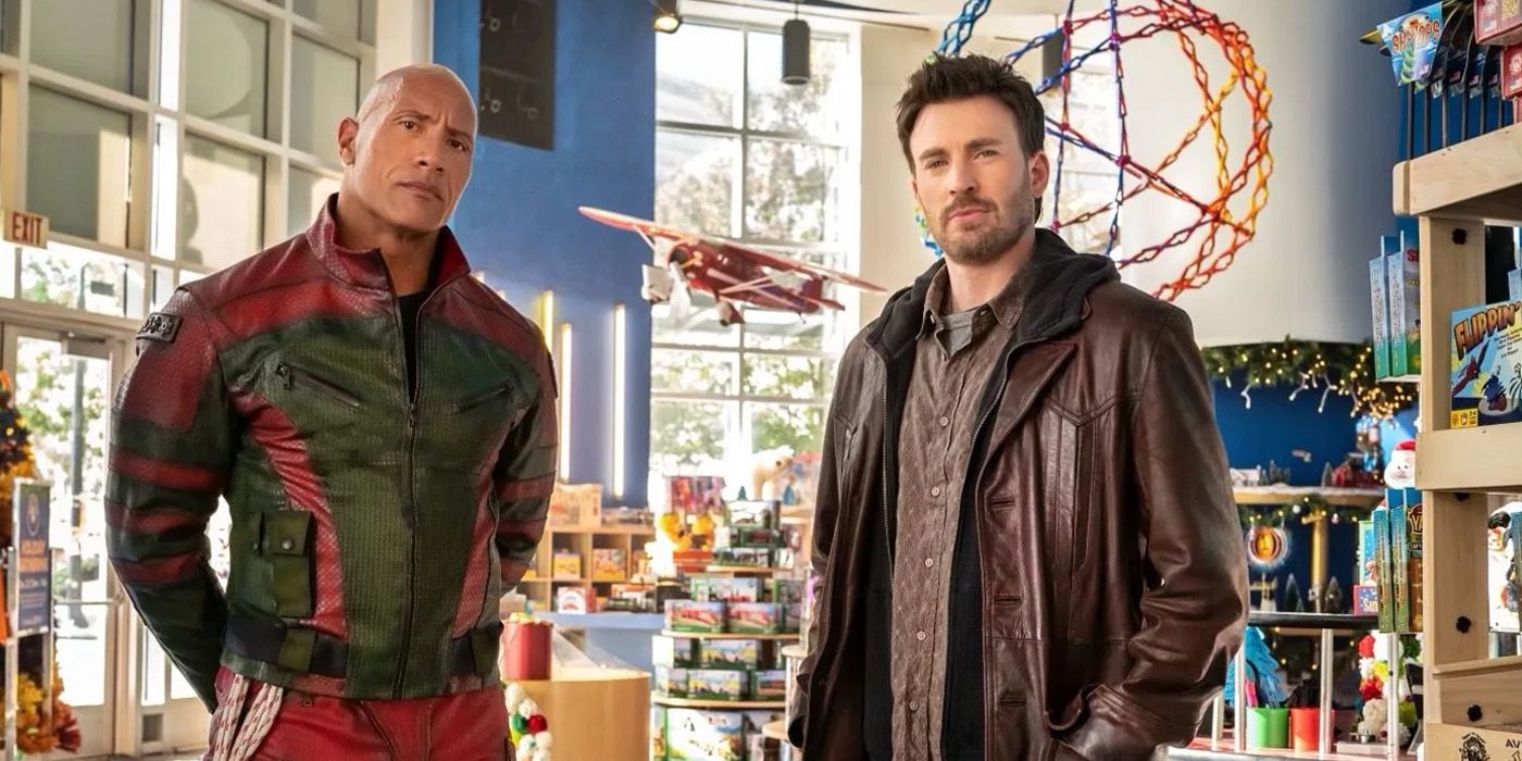 First look at Dwayne Johnson and Chris Evans in Red One