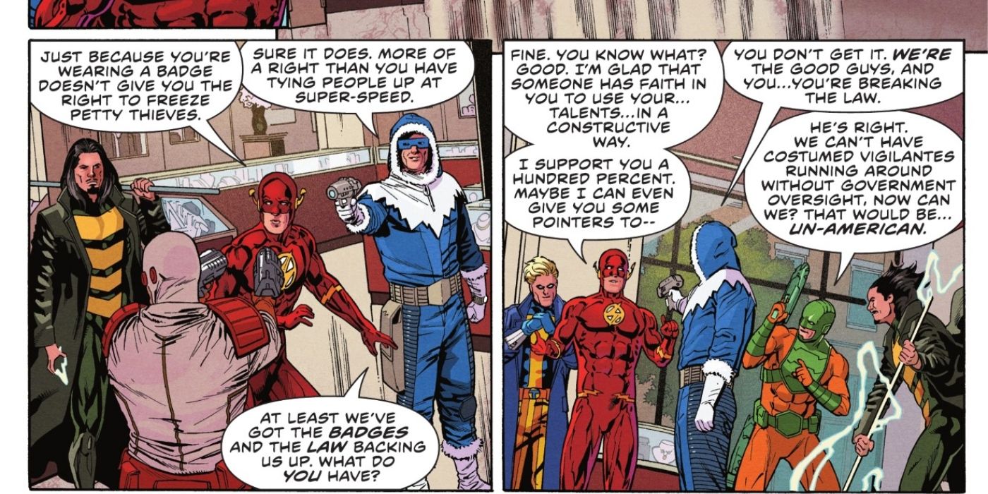 Flash Is Happy for the Rogues