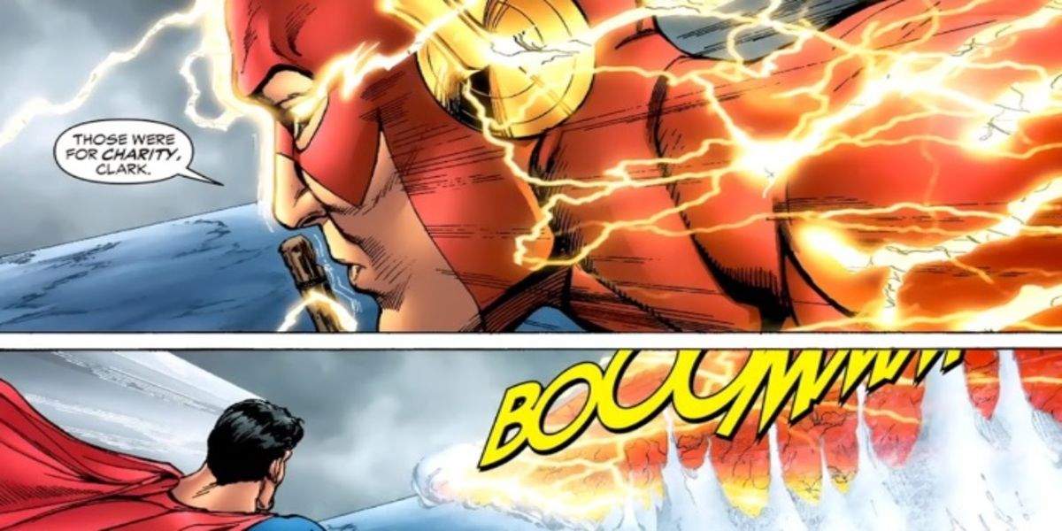 Barry Allen ultrapassa o Super-Homem