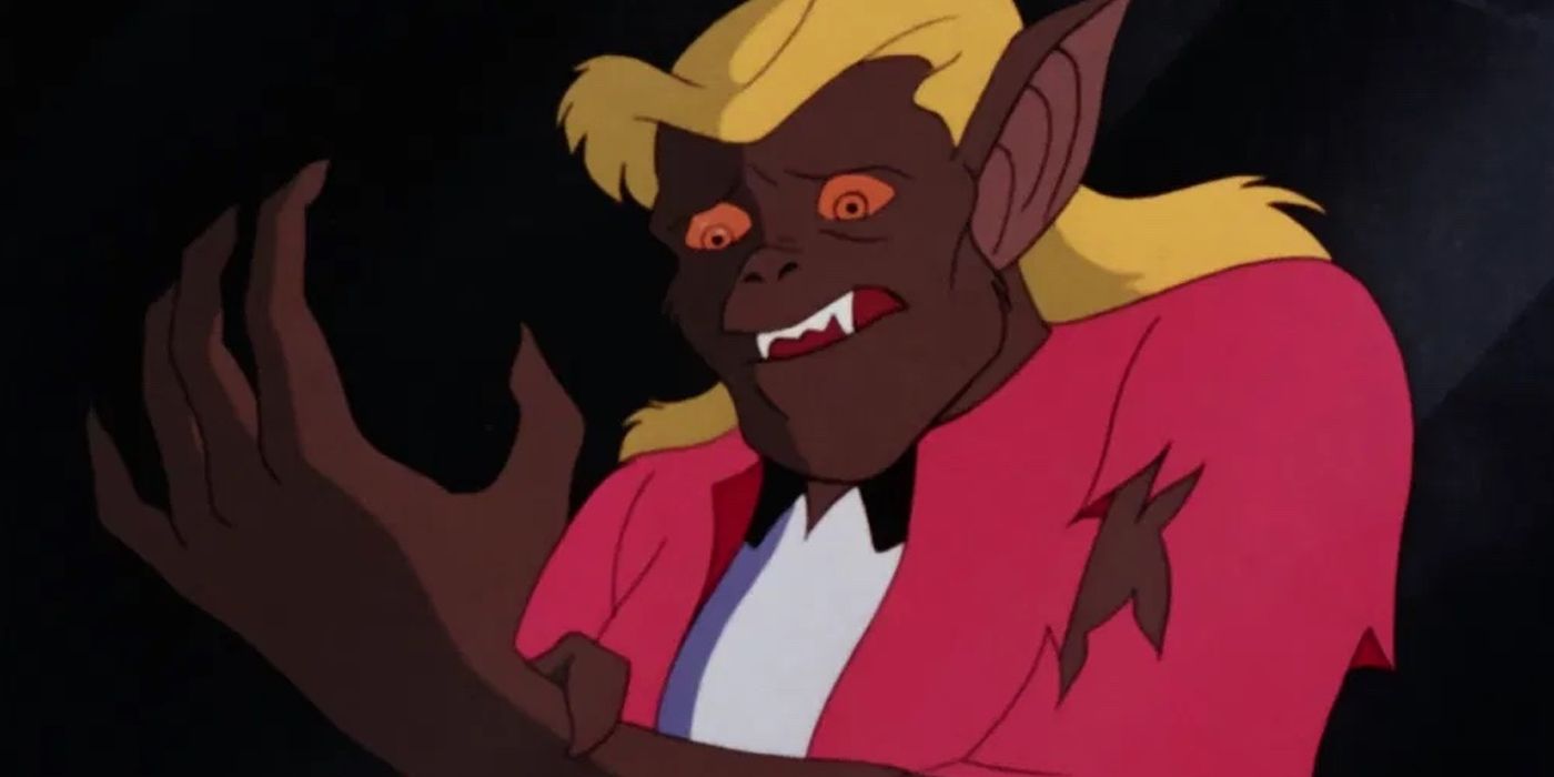 Francine Langstrom turning into Man-Bat from Batman: The Animated Series.