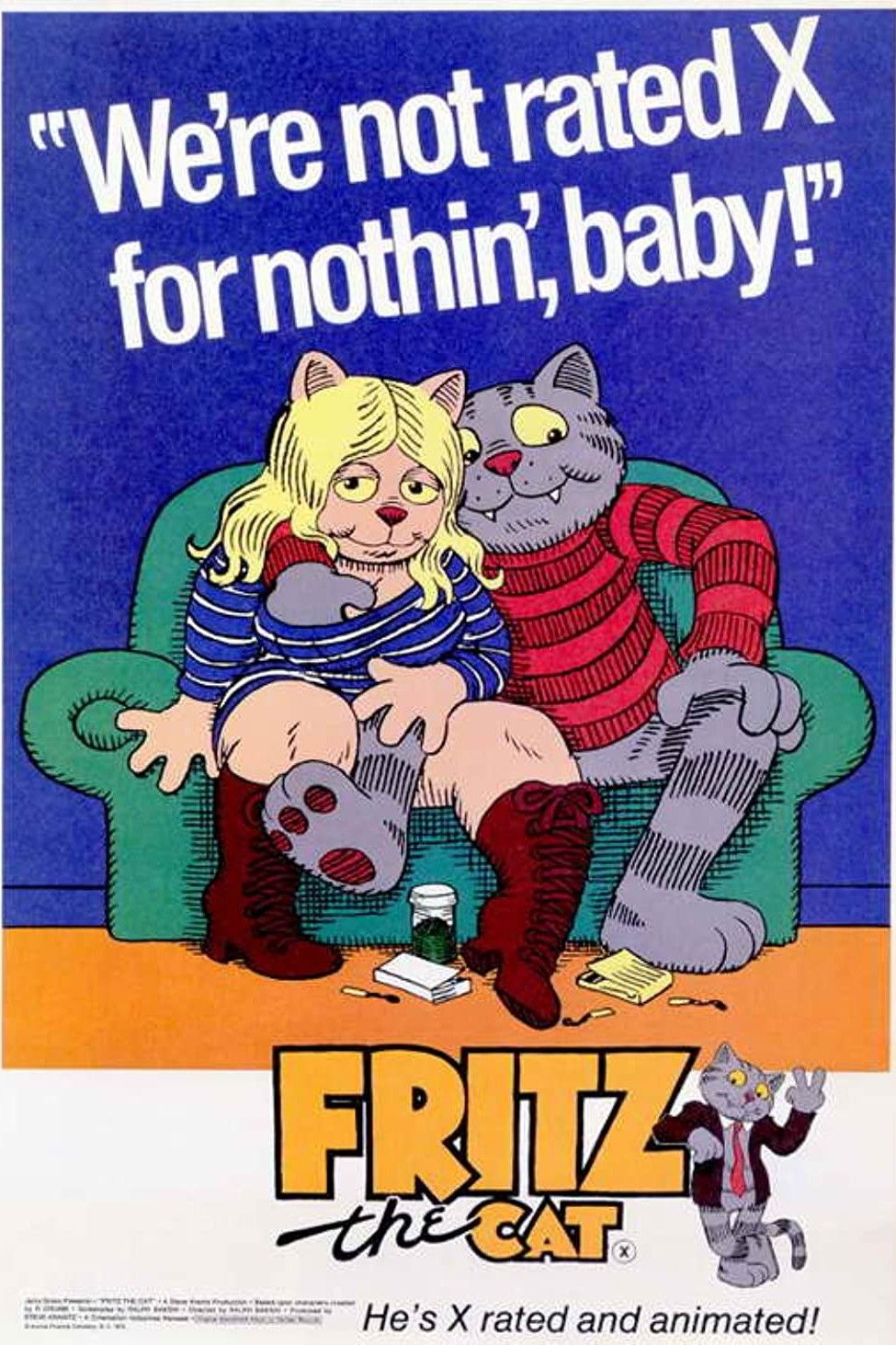 Fritz the cat movie poster official