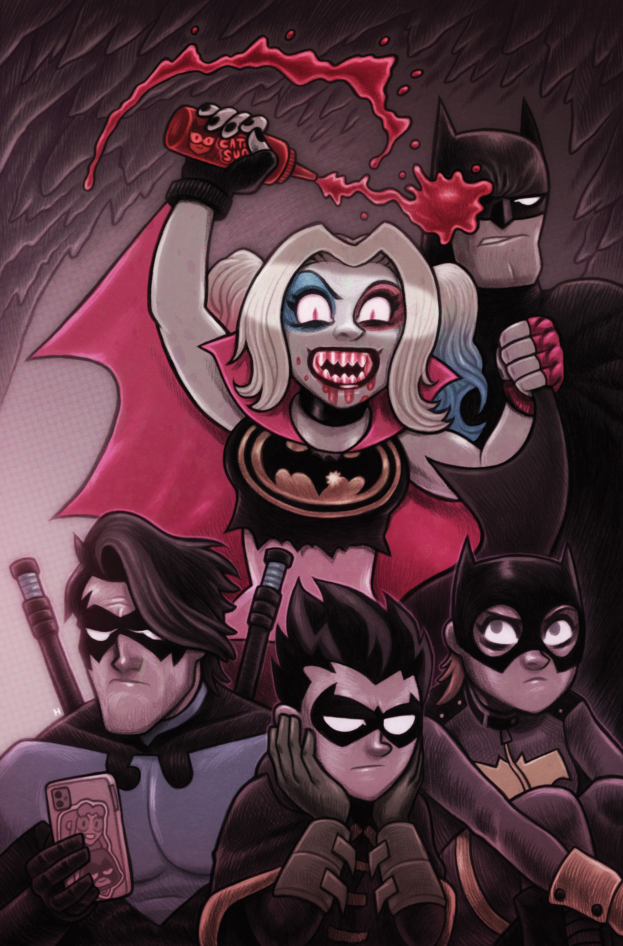 Harley Quinn The Animated Series Legion of Bats! 5 Open to Order Variant