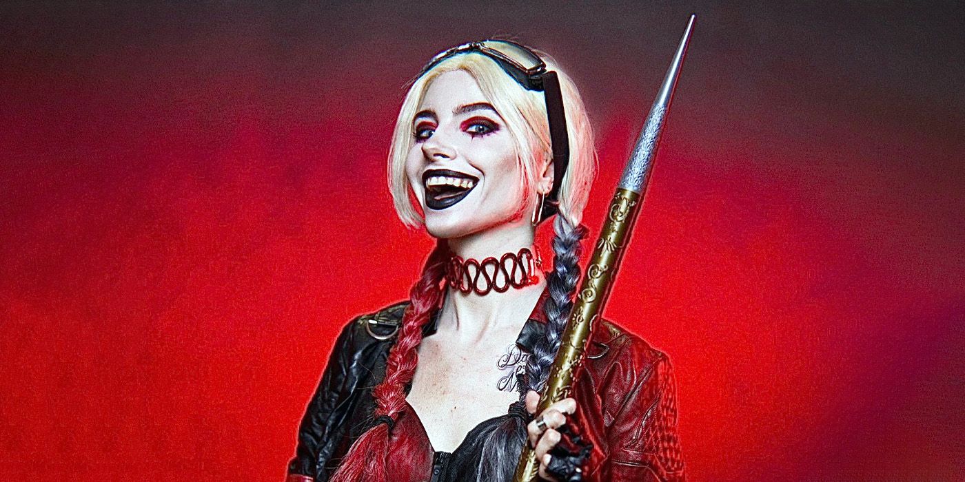 Harley Quinn cosplayer dresses as Margot Robbie's DCEU version