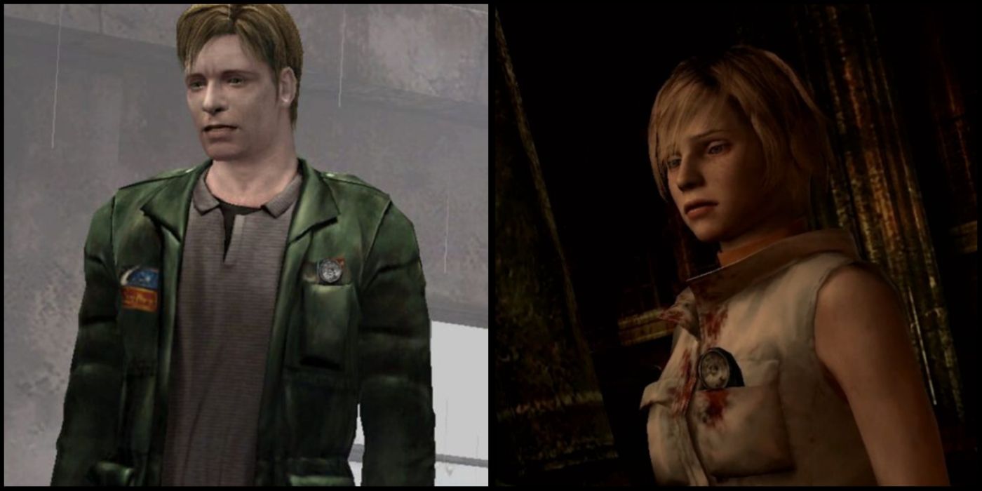 Heather Mason and James Sunderland from Silent Hill.
