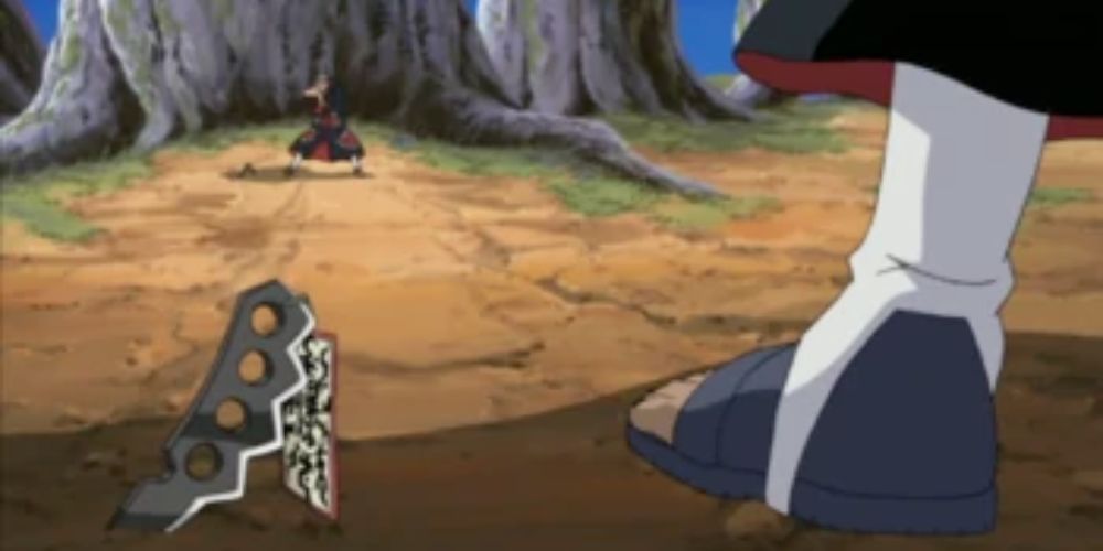 Hidan Caught In Shikamaru Nara's Shadow Possession Shuriken Jutsu, Naruto Shippuden