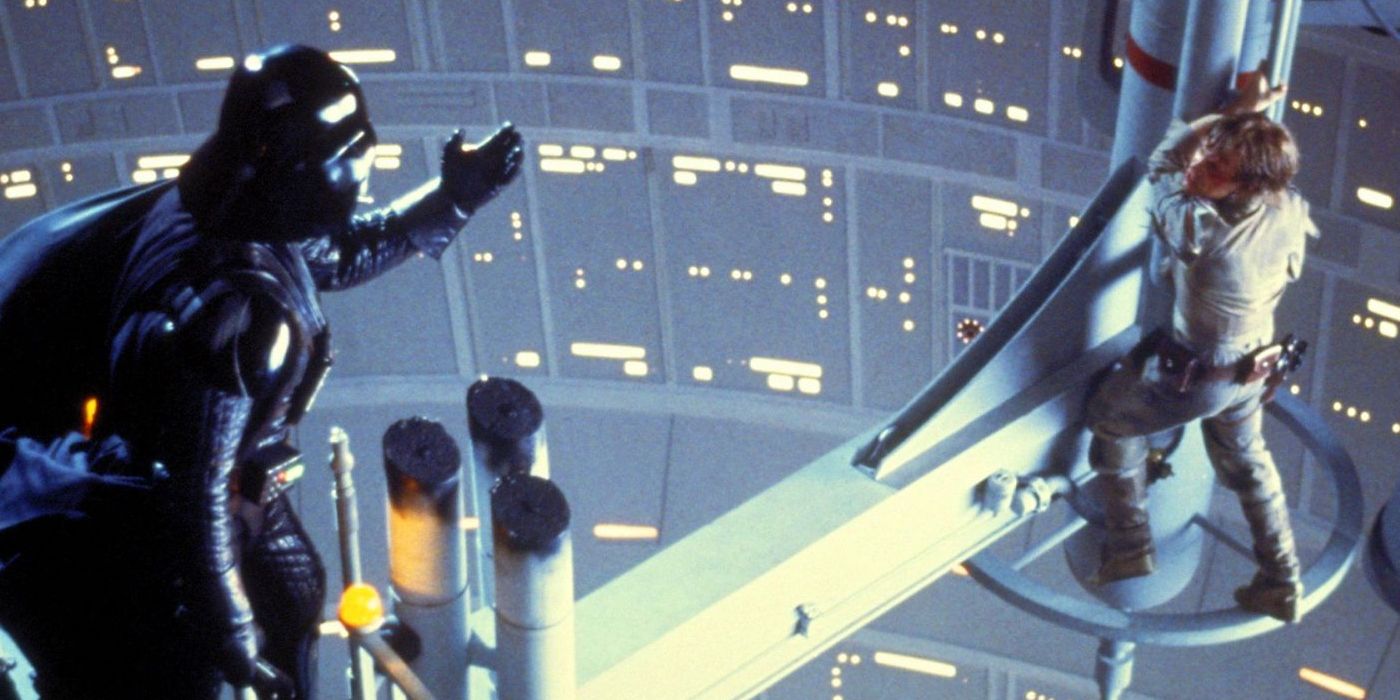 Darth Vader reveals his secret to Luke Skywalker in Empire Strikes Back