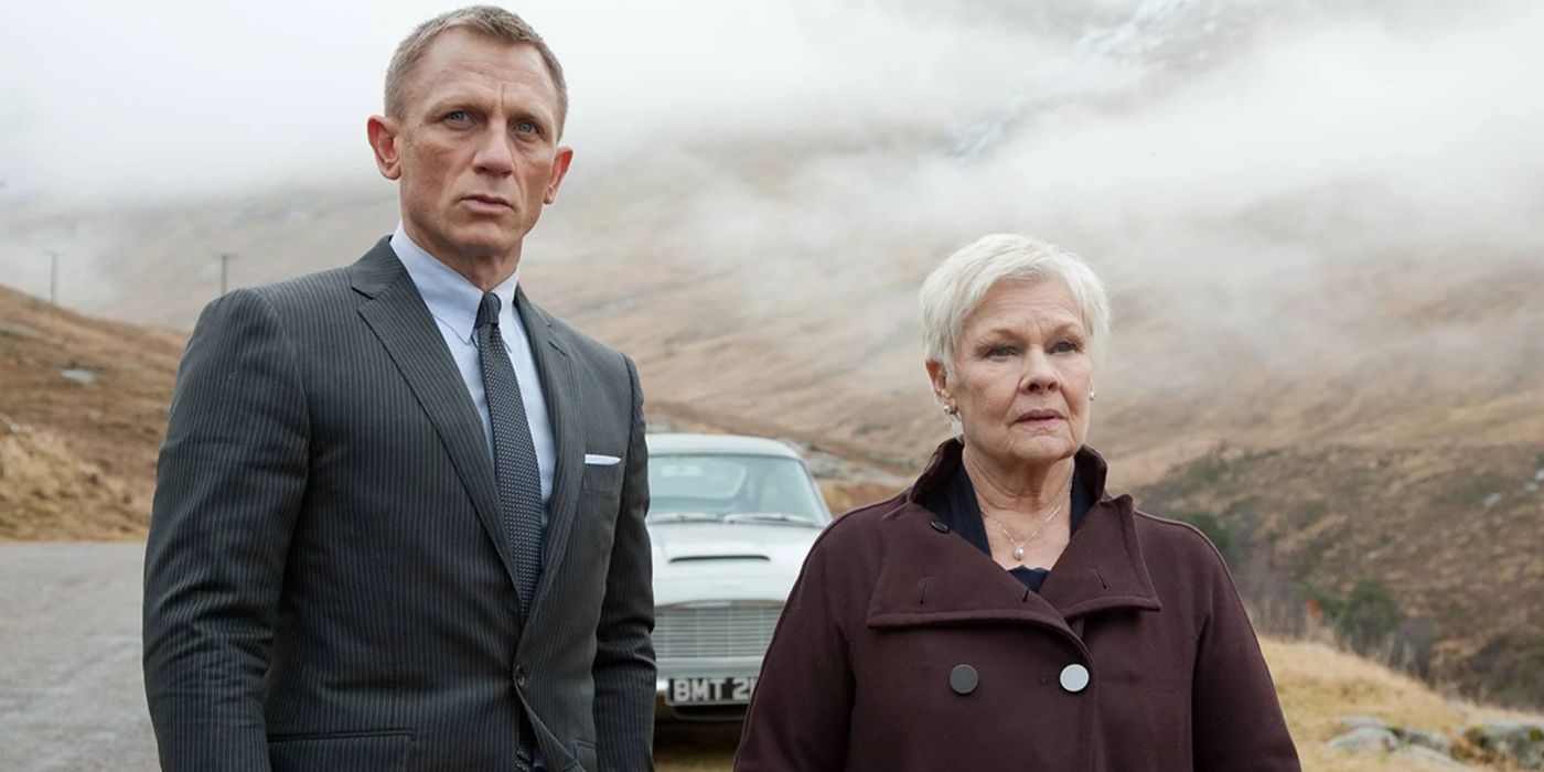 James Bond and M in Skyfall