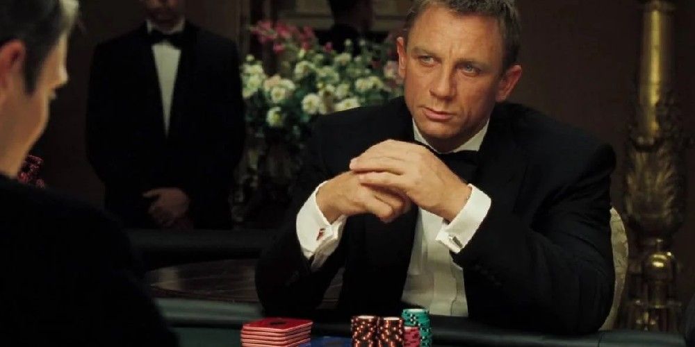 James Bond plays poker in Casino Royale (2006)