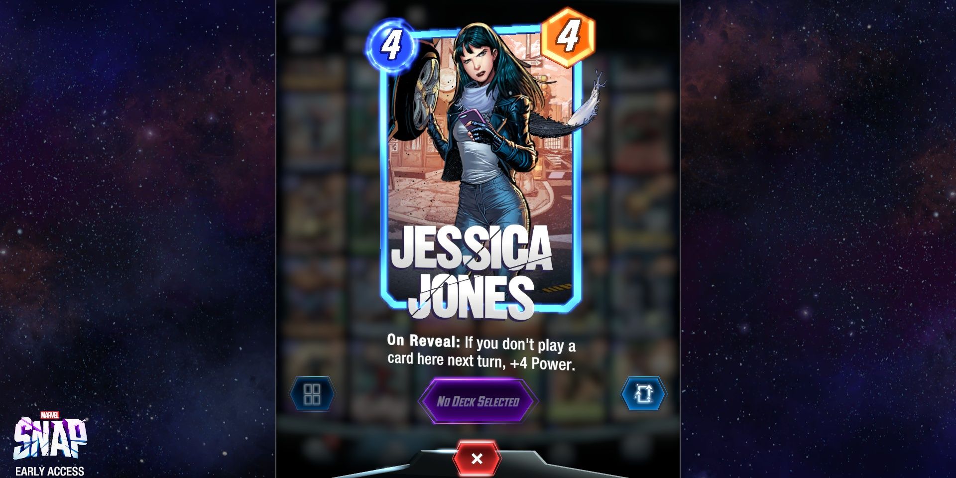 Jessica Jones In Marvel Snap