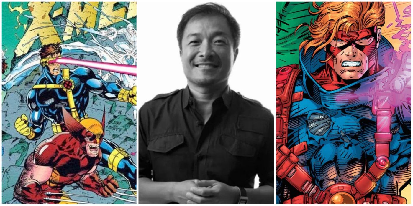 Jim Lee (center) contributed to the X-Men (left) before creating WildC.A.T.s (right) for Image