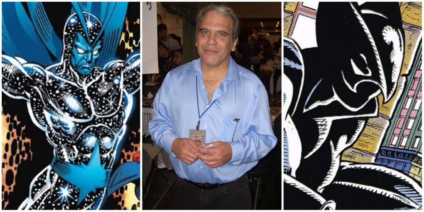 Jim Valentino (center) created Starhawk (left) for Guardians of the Galaxy before creating Shadowhawk (right) for Image Comics