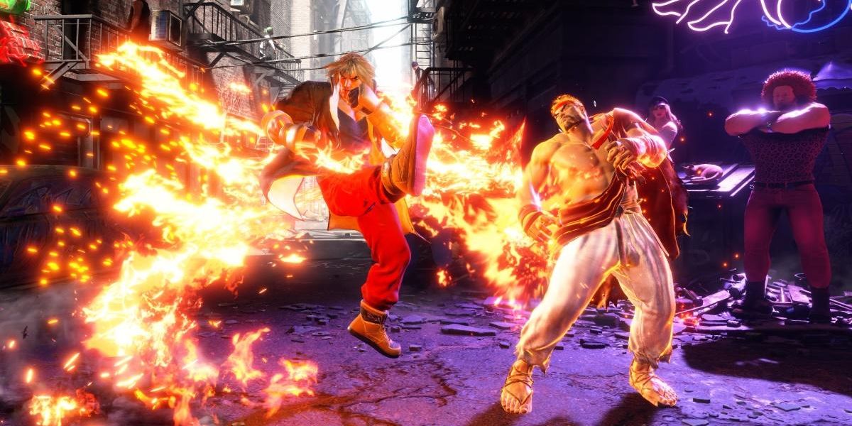 Ken interpreta a Tatsumaki para Ryu en Street Fighter 6