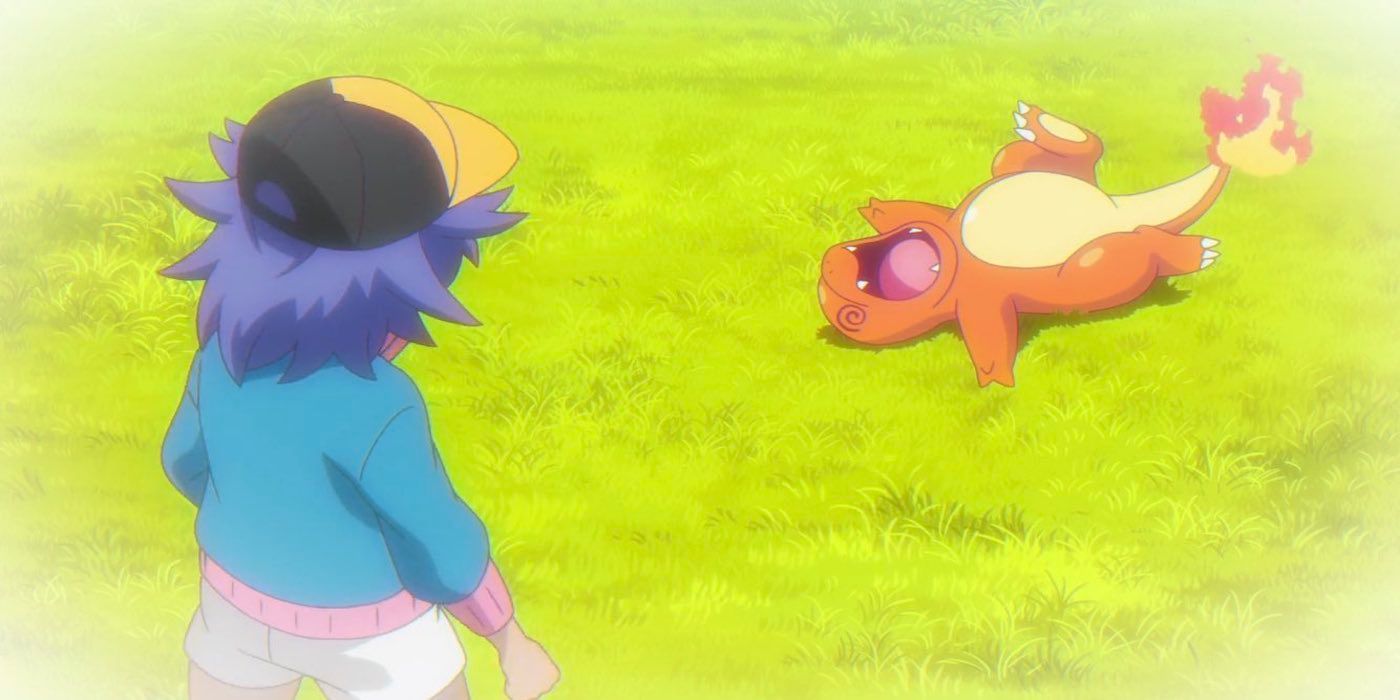 Leon et Salamèche perdent face à Sonia dans Pokémon Journeys