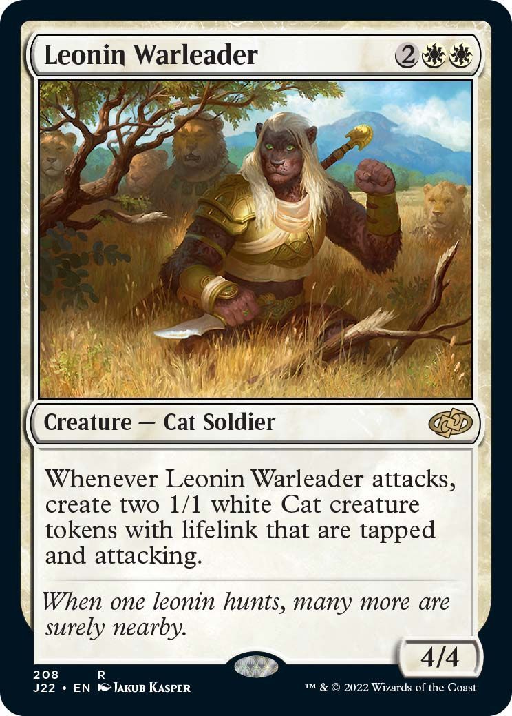 Leonin Warleader from Magic: The Gathering mtg