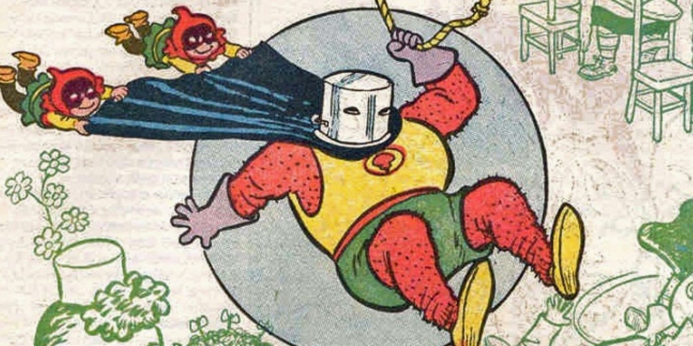 Ma Hunkel as Red Tornado with the Cyclone Twins