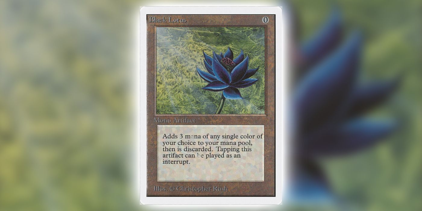 The Magic the Gathering card Black Lotus