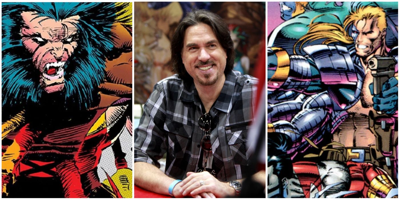 Marc Silvestri (center) worked on Wolverine (left) for Marvel before creating Cyberforce (right) at Image Comics