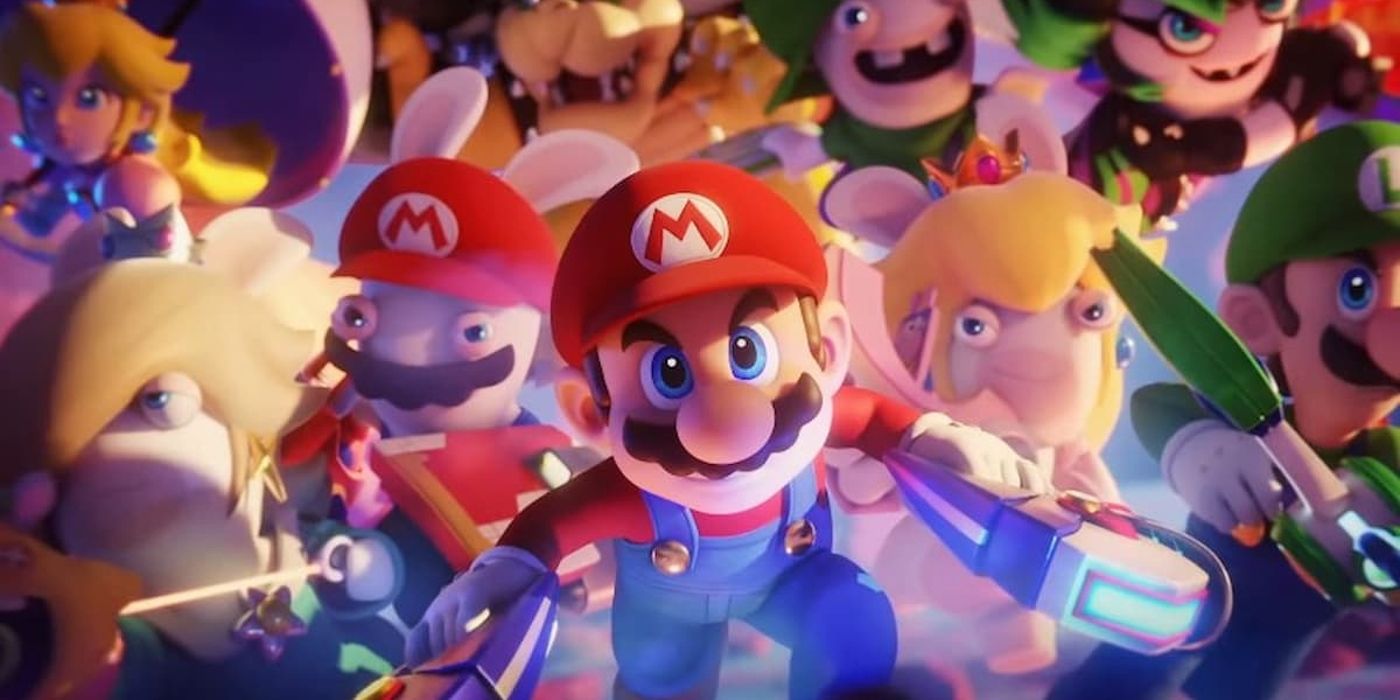 The cast of Mario Rabbids Sparks of Hope