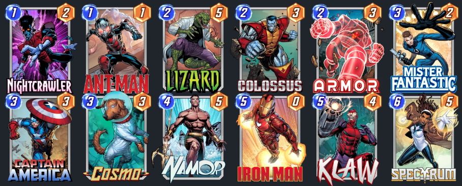 Marvel Snap Ongoing Spectrum Deck