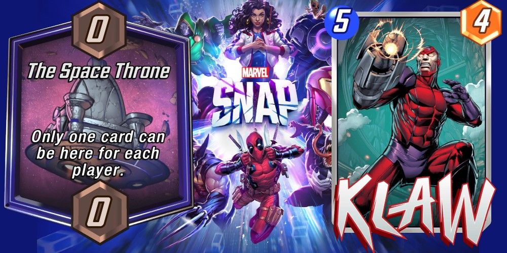 Marvel Snap Space Throne and Klaw