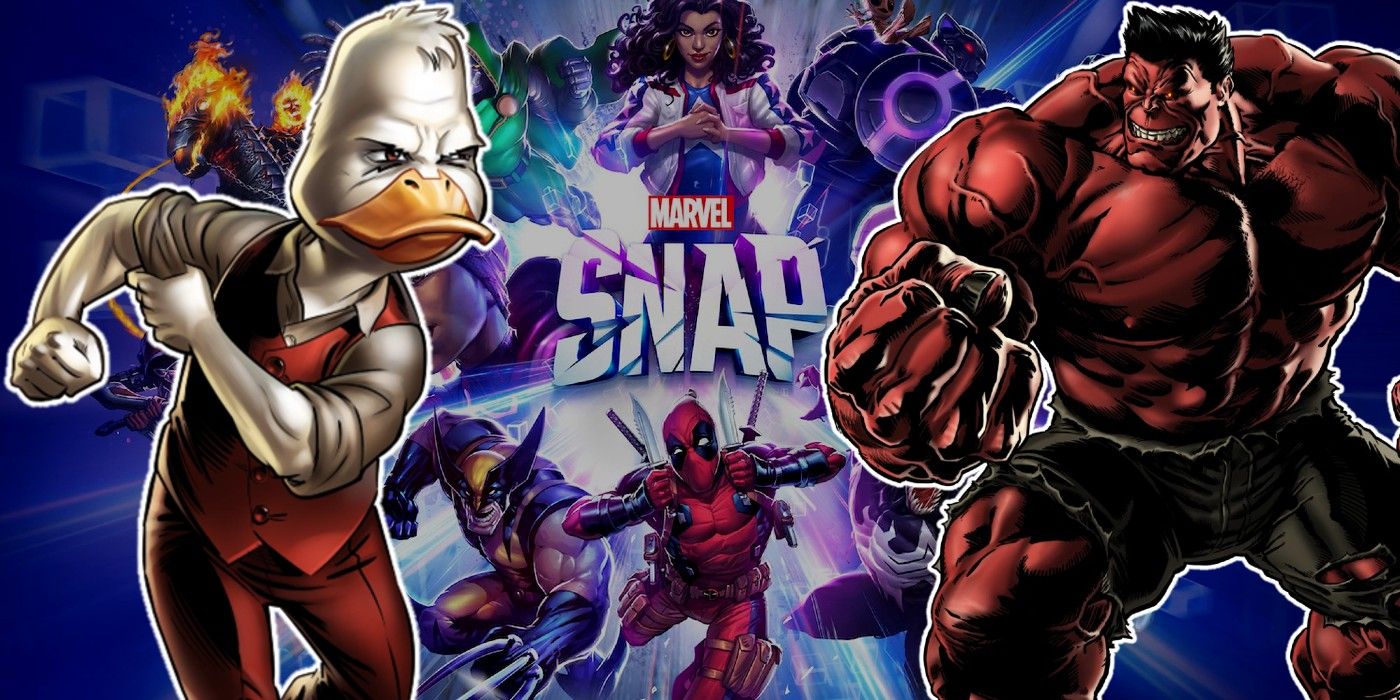 Marvel Snap with Howard the Duck and Red Hulk