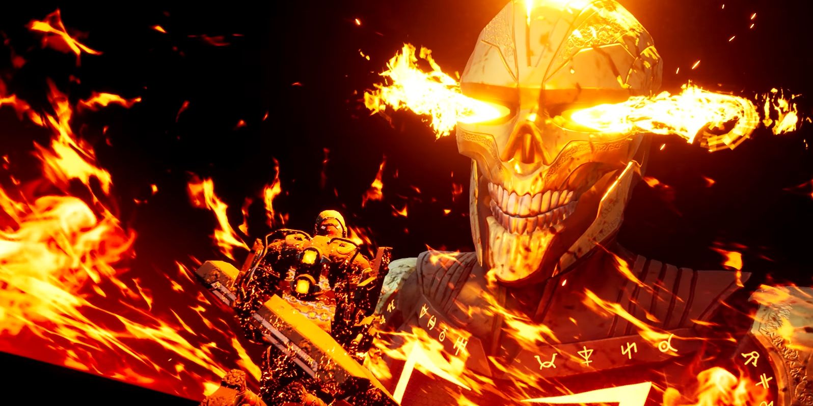 Marvel's Midnight Suns Ghost Rider performs a Penance Stare