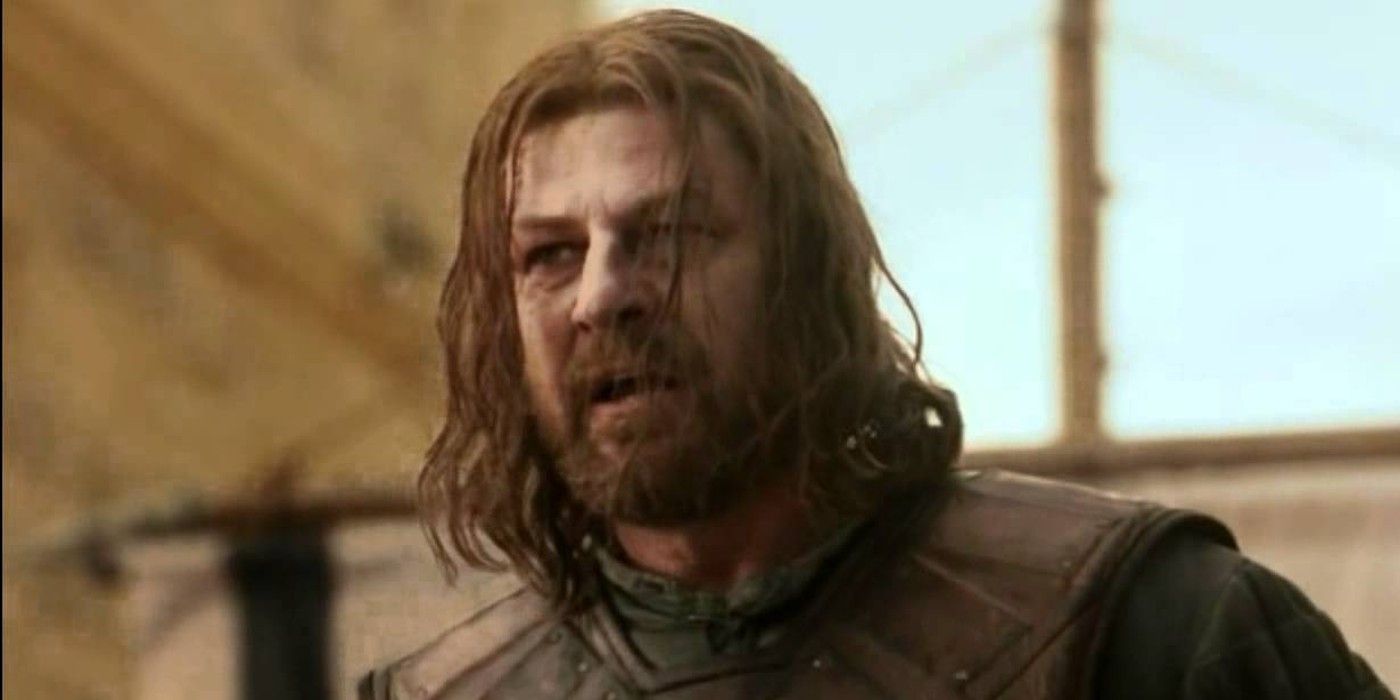 Ned Stark moments before his death in Game of Thrones.