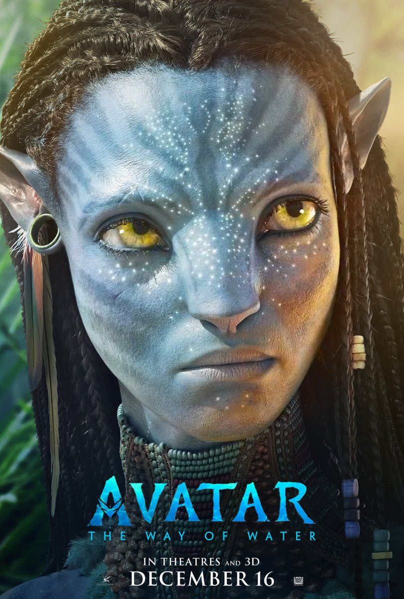 Neytiri in Avatar: The Way of Water 