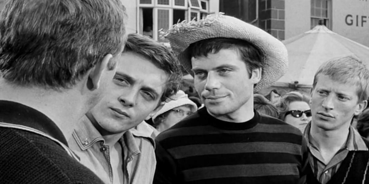 Oliver Reed in an early black and white role