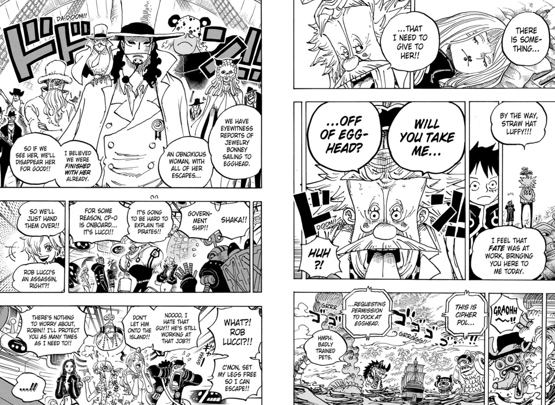 One Piece Chapitre 1067 Pages 12-13