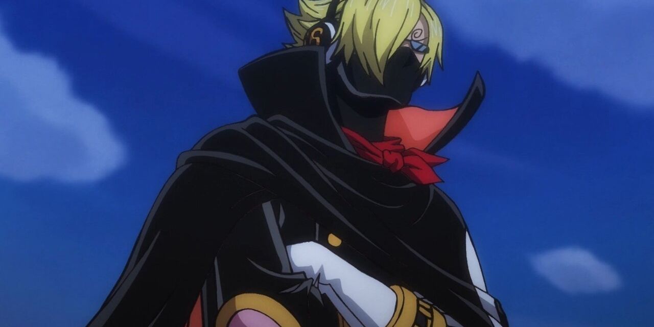 Sanji usa seu Raid Suit durante o Wano Arc de One Piece.