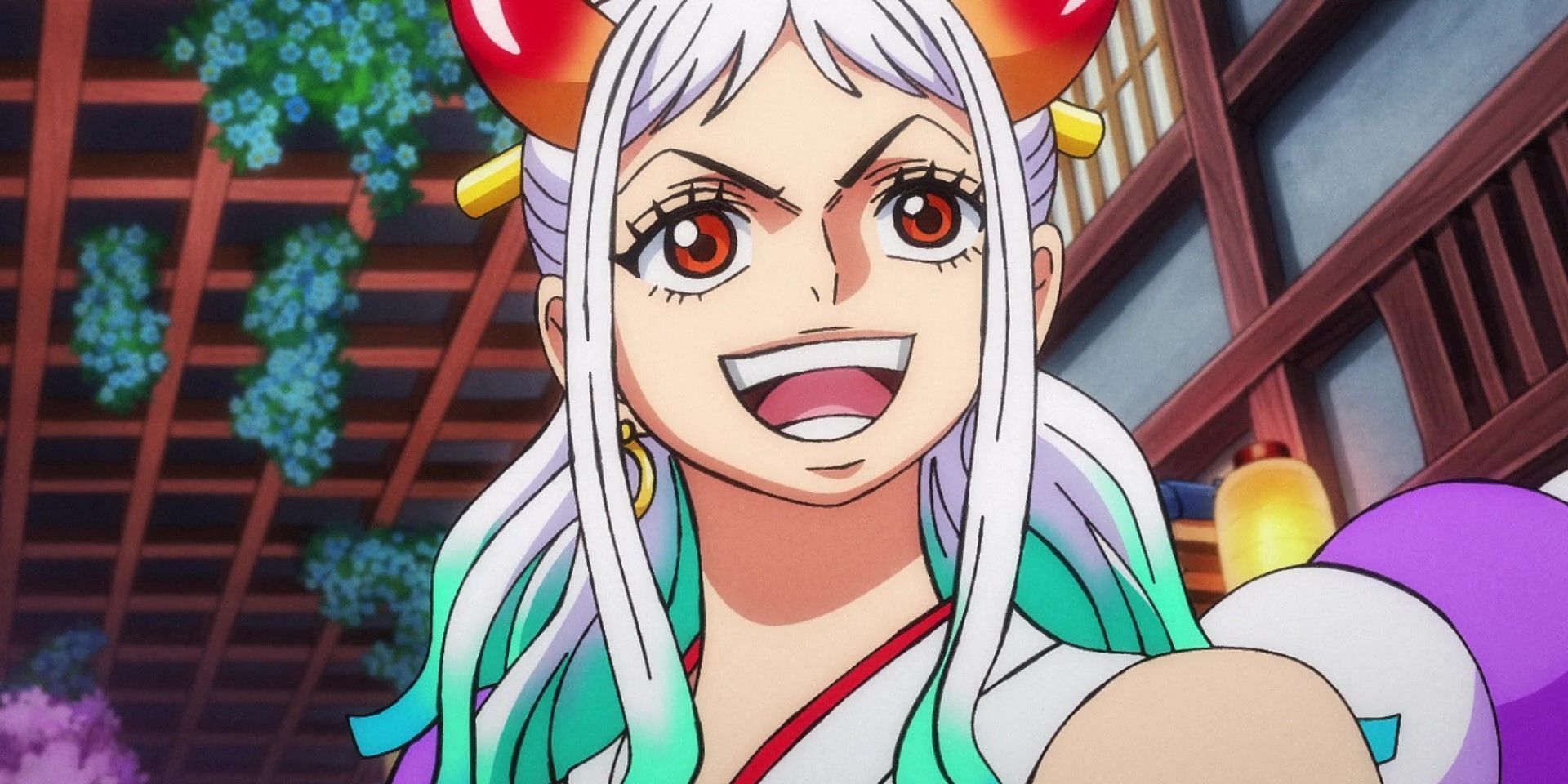 One Piece Yamato Smiling
