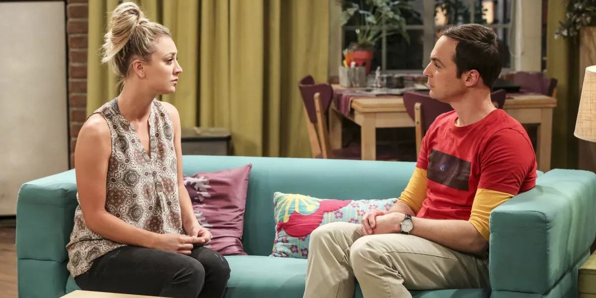 Penny and Sheldon in The Big Bang Theory