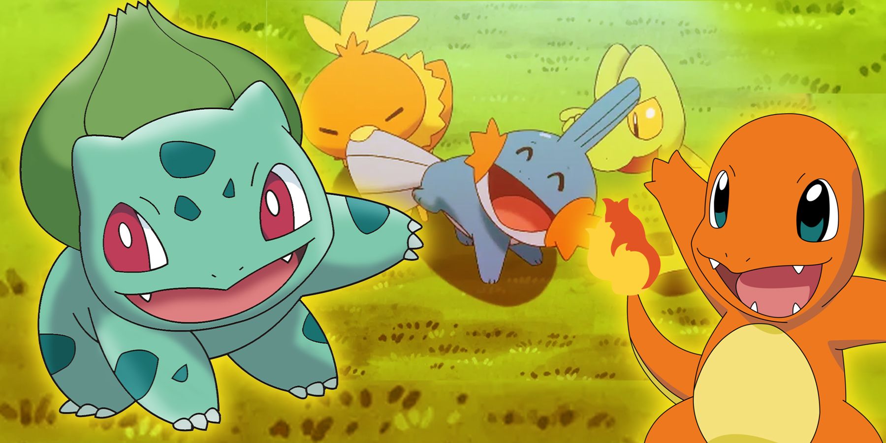 Pokemon X and Y doubles the starters with Bulbasaur, Charmander