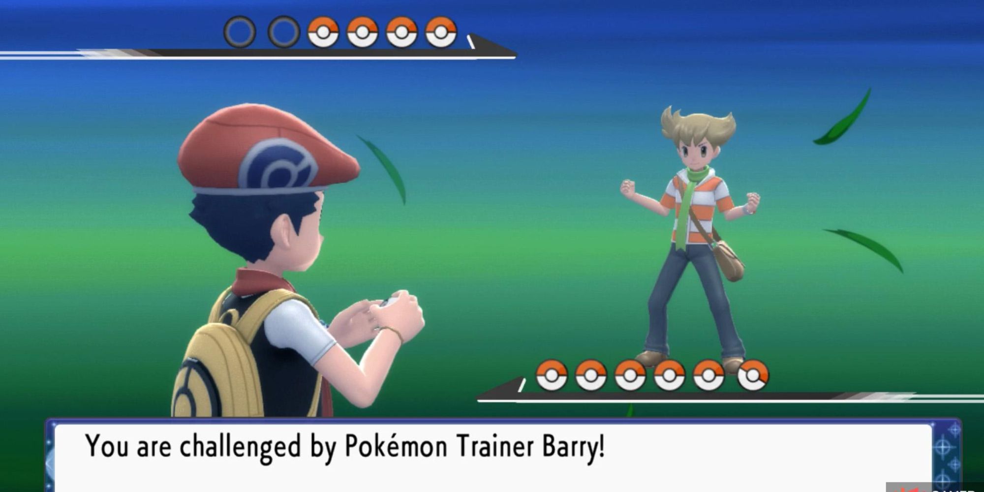 Pokemon Rival Barry in Pokémon Diamond