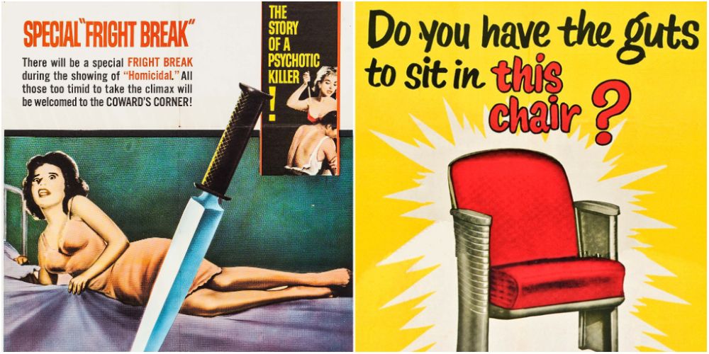 Posters for Homicidal and The Tingler