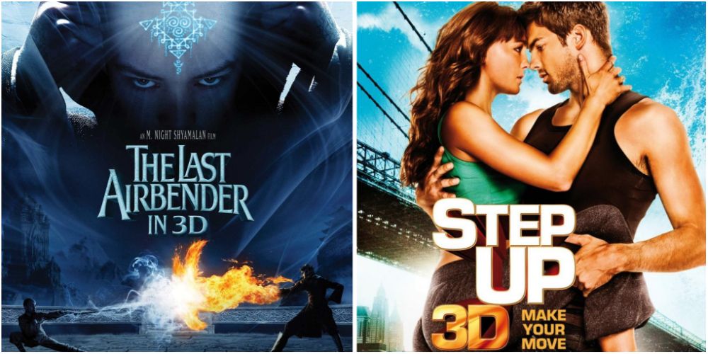 Posters for The Last Airbender and Step Up 3D