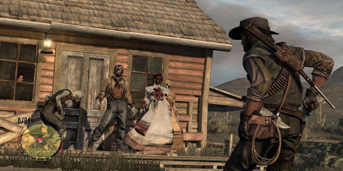 John Marston in The Undead Nightmare DLC for Red Dead Redemption