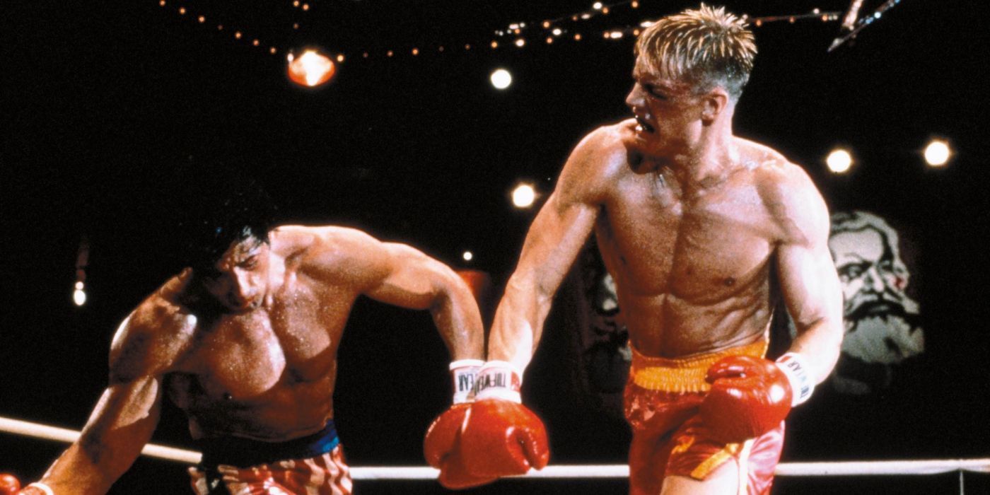 Rocky ปะทะ Drago - Stallone และ Lundgren ต่อสู้ใน Rocky IV
