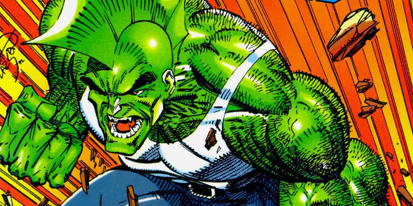 An image of  Malcolm Dragon, the titular character in the Savage Dragon comics