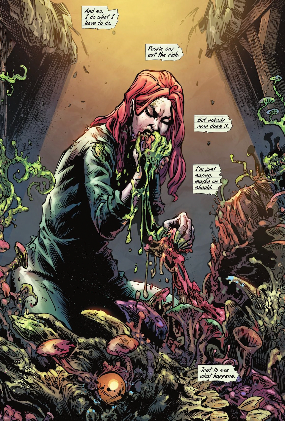 Poison Ivy Just Murdered -- and Ate -- a Classic DC Villain